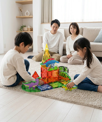 親子で遊ぶ、きょうりゅうのせかい