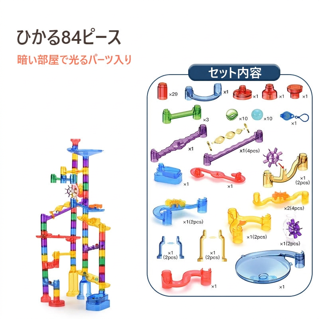 ひかる84ピース セット内容